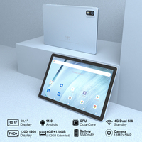 Cubot TAB 30, tablet Android 11, ośmiordzeniowy, wyświetlacz 10,1'' FHD+, 6580 mAh, 4 GB + 128 GB (rozszerzona obsługa 512 GB), sieć 4G, kamera tylna 13 MP, tablet PC, Android Pad,tablet 10 inch,tablety 10 cali,Galileo 2